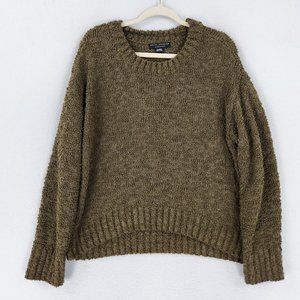 Sanctuary Olive Green Cozy Crewneck Sweater